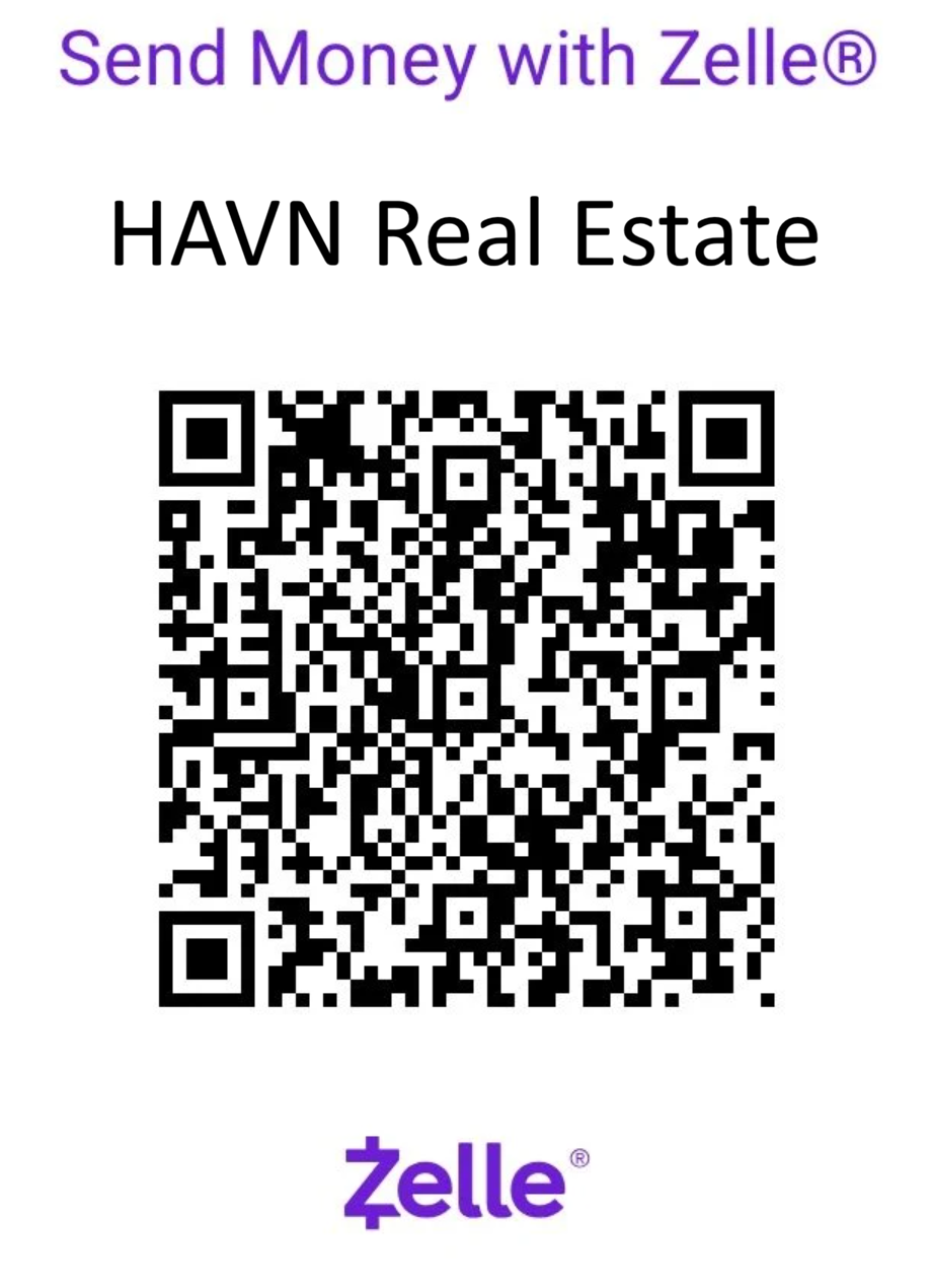 Zelle QR Code for HAVN Real Estate
